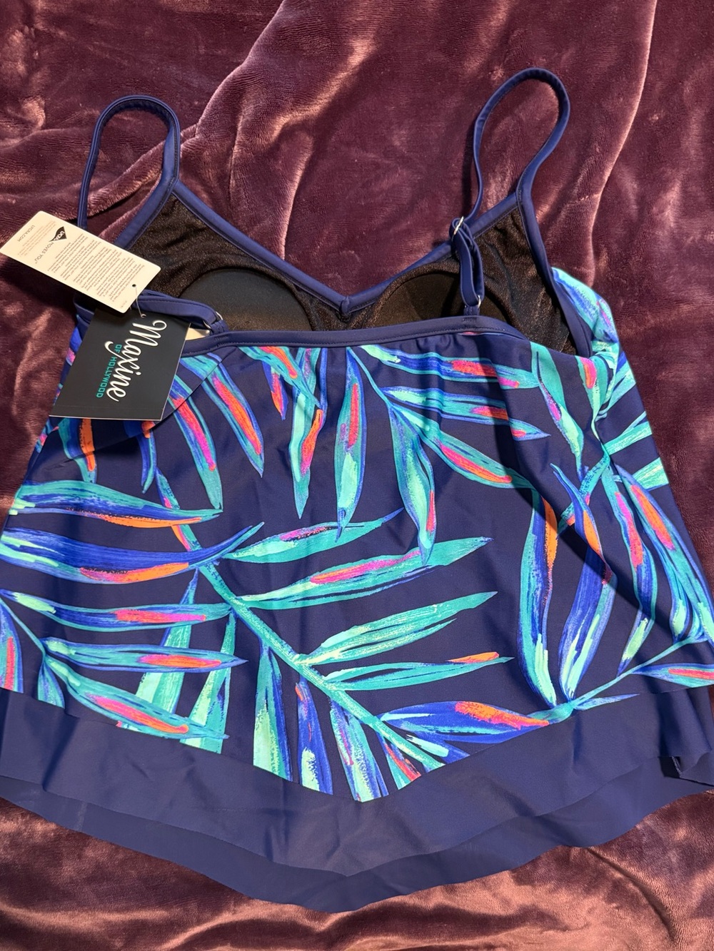 NWT Gorgeous Maxine of Hollywood Swim Top